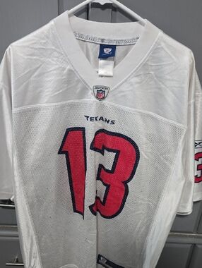 NFL White OnField Equipment Jersey with Blue Tag